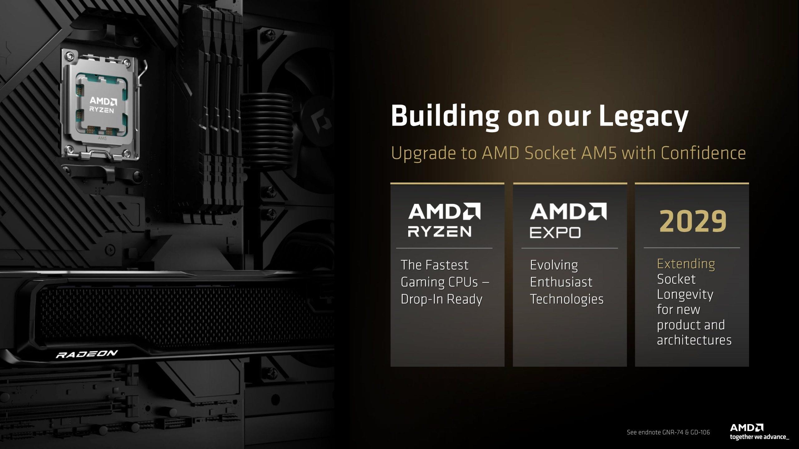 AMD, AM5 platformuna 2029’a kadar destek vereceğini doğruladı